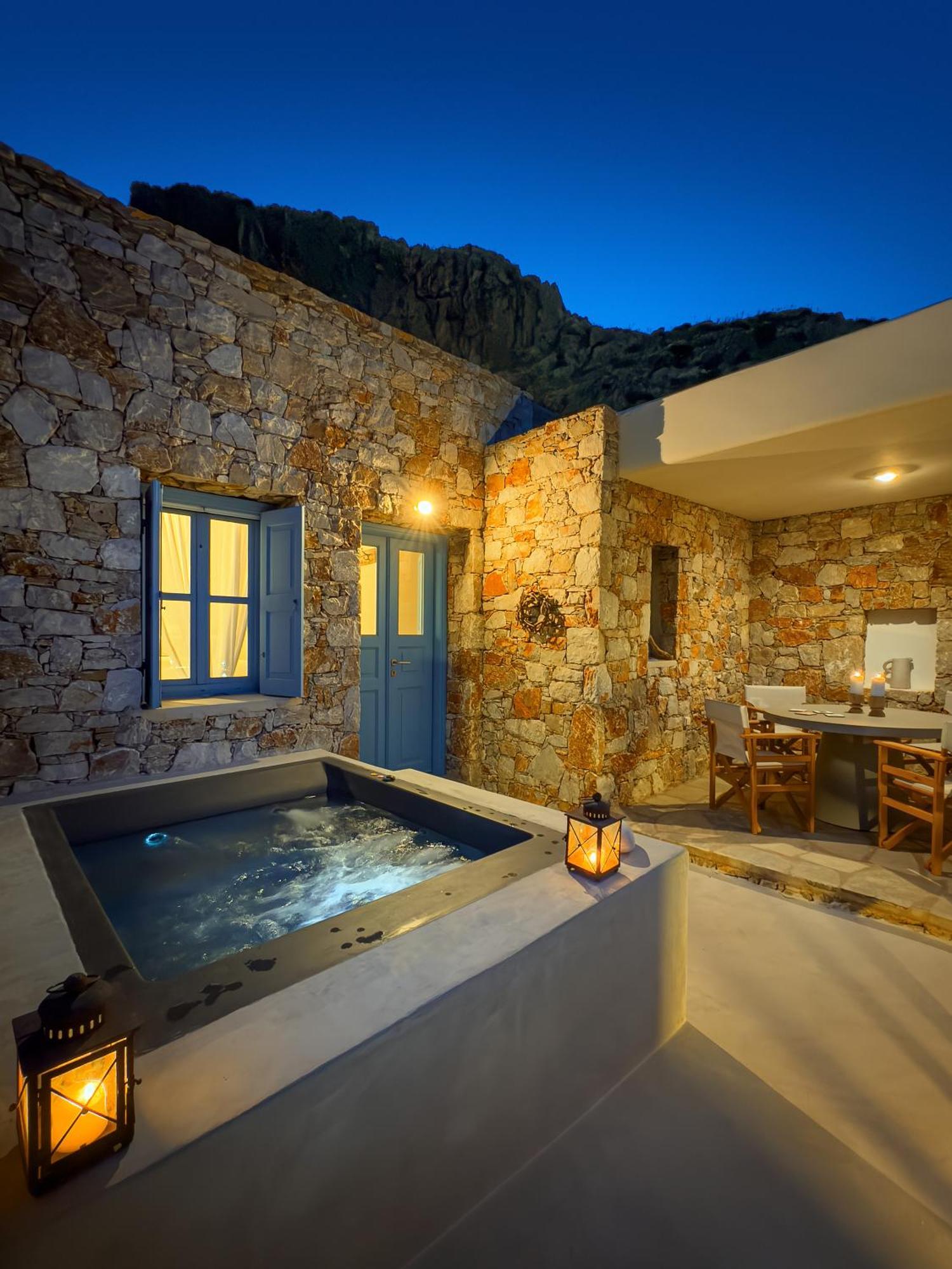 Sirokos Villa Karavostasis  Ngoại thất bức ảnh