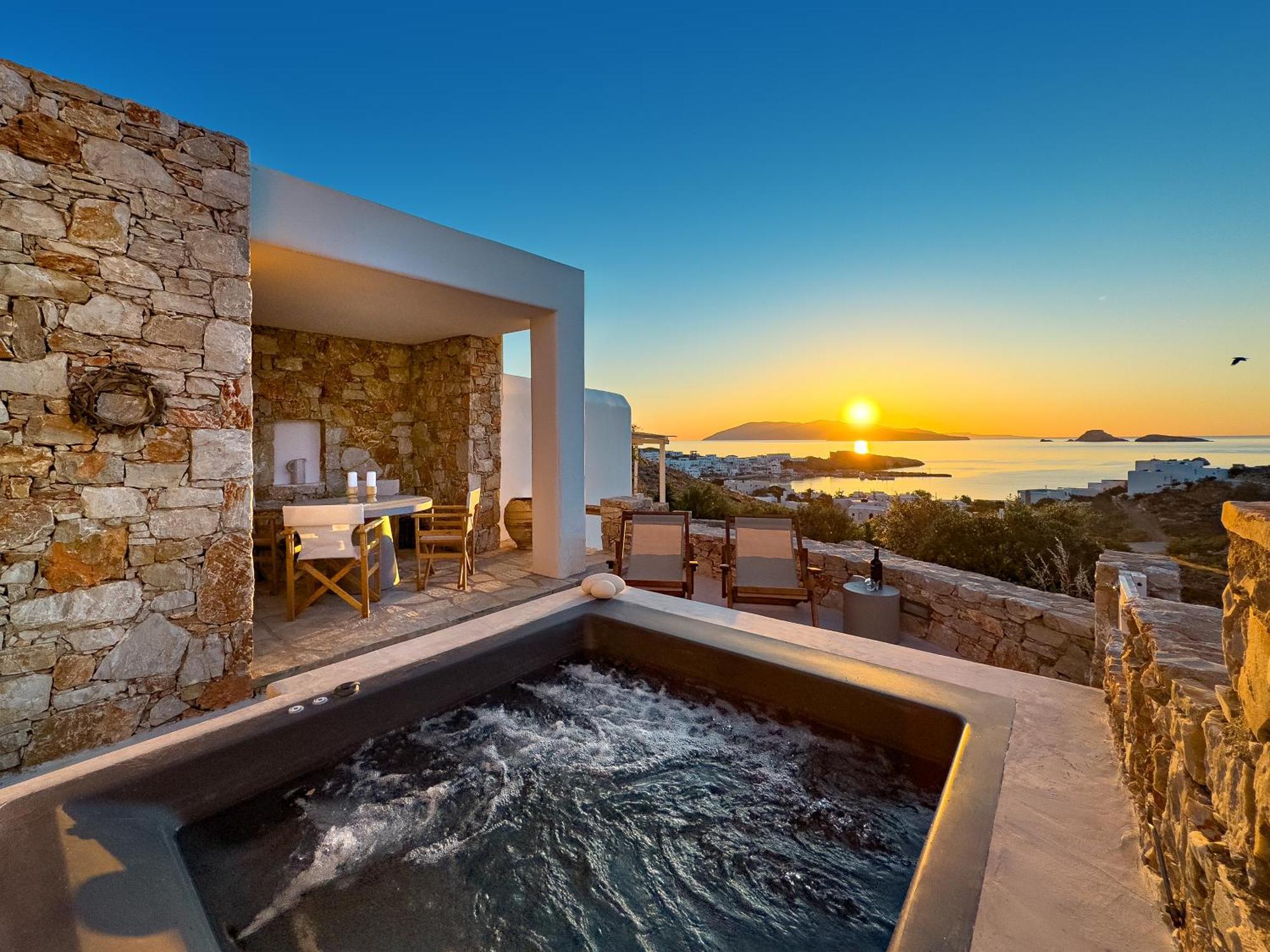 Sirokos Villa Karavostasis  Ngoại thất bức ảnh